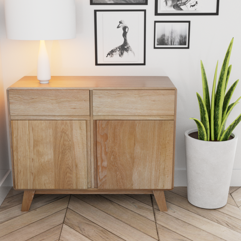 Nordic Oak Small Sideboard Nordic Oak Small Sideboard