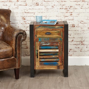 Urban Chic 1 Door 1 Drawer Lamp Table