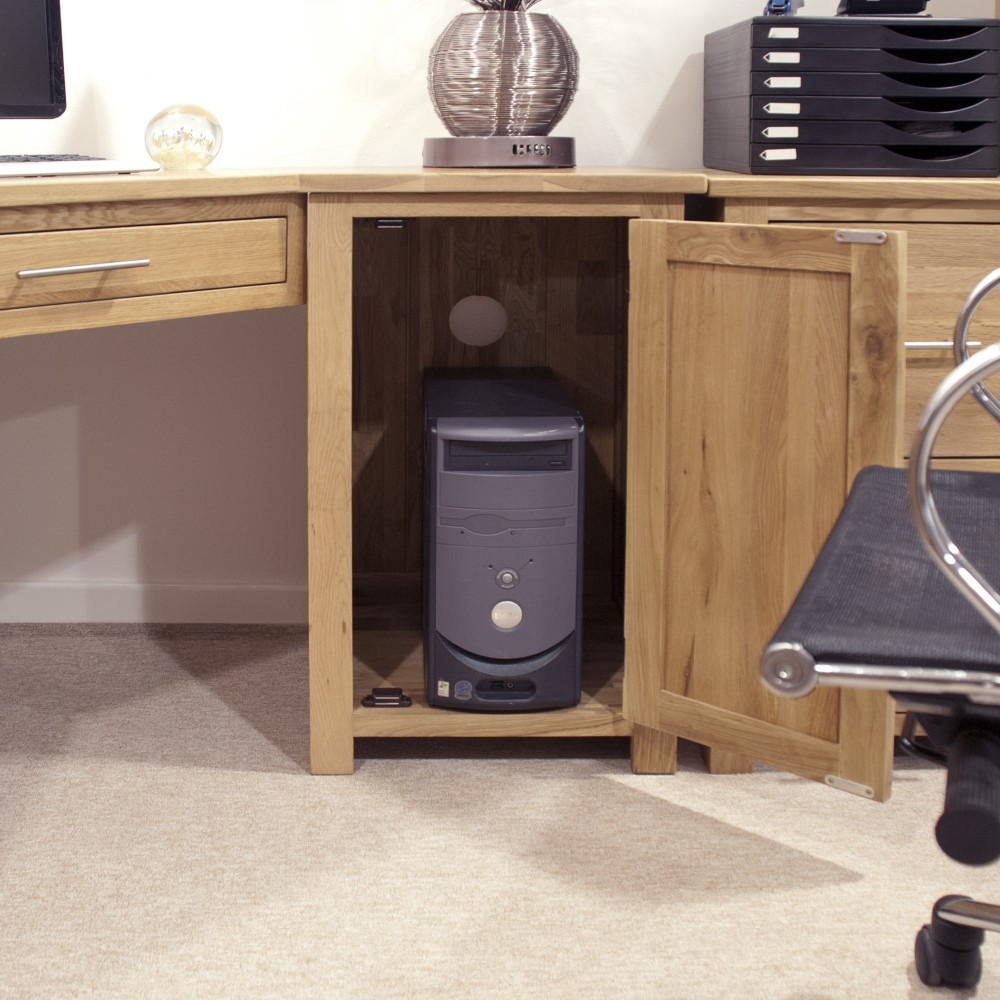 Opus Modern Oak Corner Desk Opus Modern Oak Corner Desk