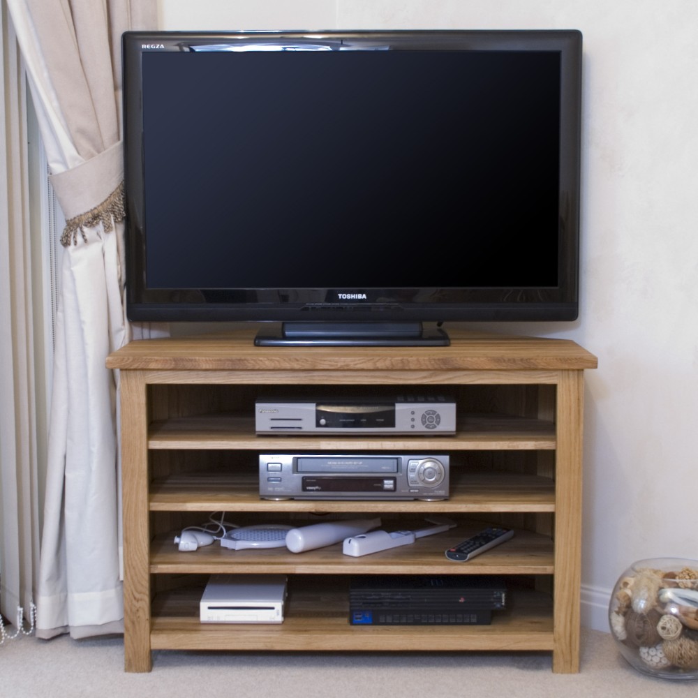 Opus Modern Oak Corner TV Unit 