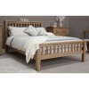 Opus Modern Oak Double Rail Bed Opus Modern Oak Double Rail Bed