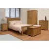 Opus Modern Oak Double Rail Bed Opus Modern Oak Double Rail Bed