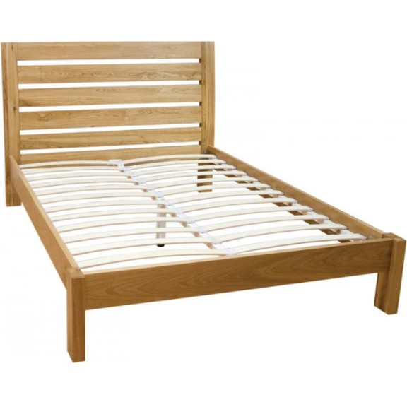 Opus Modern Oak Double Slatted Bed Opus Modern Oak Double Slatted Bed