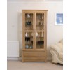 Opus Modern Oak Glass Display Cabinet Opus Modern Oak Glass Display Cabinet