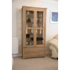 Opus Modern Oak Glass Display Cabinet Opus Modern Oak Glass Display Cabinet