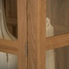 Opus Modern Oak Glass Display Cabinet Opus Modern Oak Glass Display Cabinet