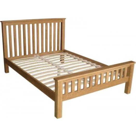 Opus Modern Oak King-Size Rail Bed Opus Modern Oak King-Size Rail Bed