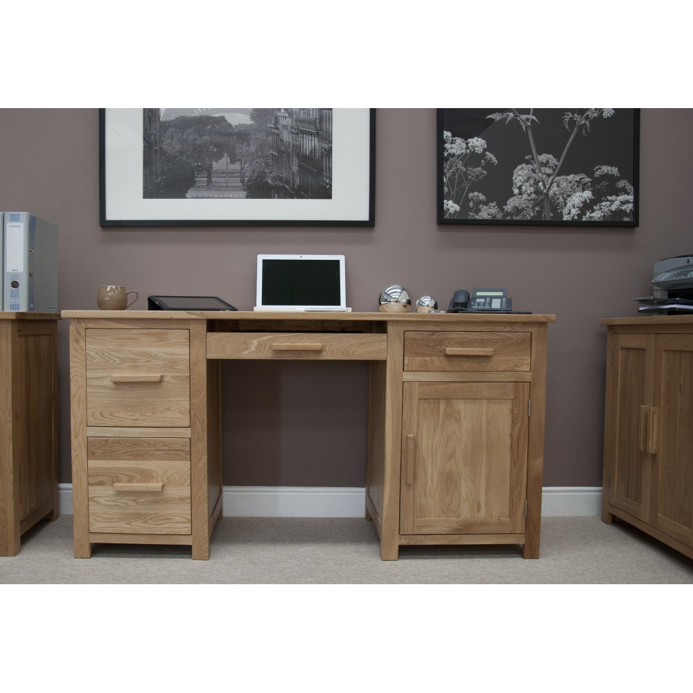 Opus Modern Oak Large Desk