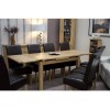 Opus Modern Oak Medium Drawleaf Extending Table Opus Modern Oak Medium Drawleaf Extending Table