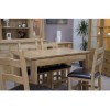 Opus Modern Oak Single Leaf Plain Top Extending Table Opus Modern Oak Single Leaf Plain Top Extending Table