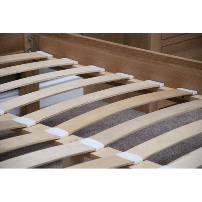 Opus Modern Oak Superking Slatted Bed Opus Modern Oak Superking Slatted Bed