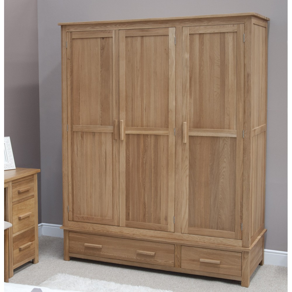 Opus Modern Oak Triple Wardrobe
