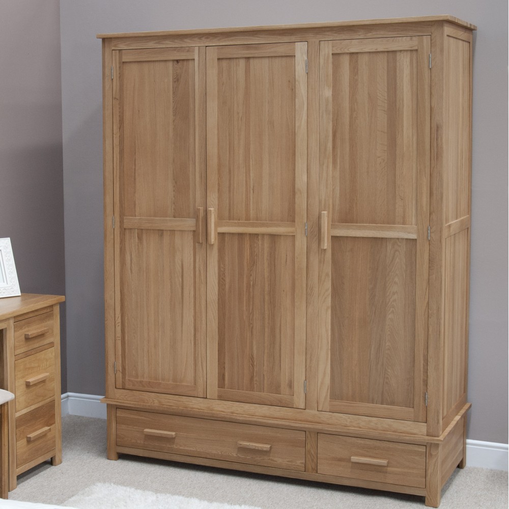 Opus Modern Oak Triple Wardrobe