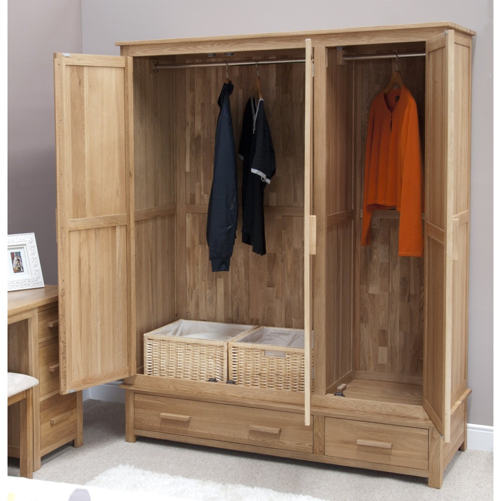 Opus Modern Oak Triple Wardrobe