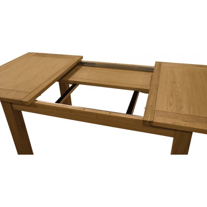 Opus Modern Oak Twin Leaf Extending Dining Table Opus Modern Oak Twin Leaf Extending Dining Table