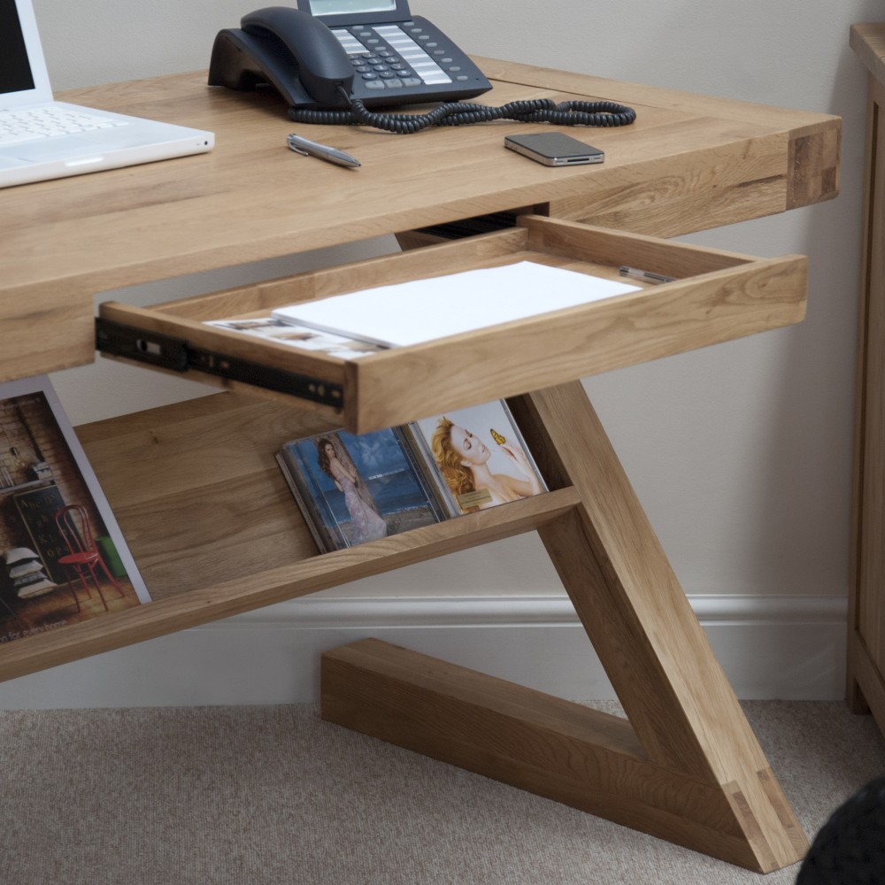 Opus Modern Oak Z Style Office Desk