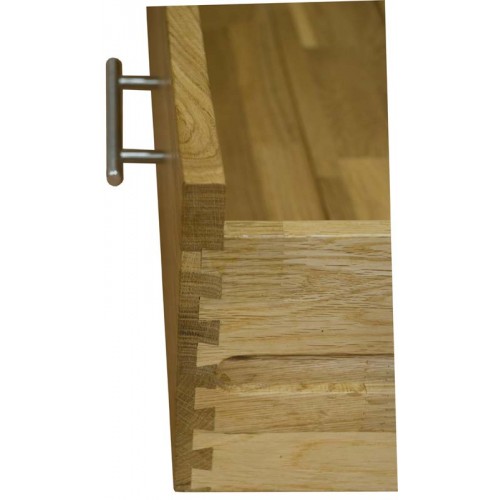 Opus Modern Oak Basket Console Table Opus Modern Oak Basket Console Table