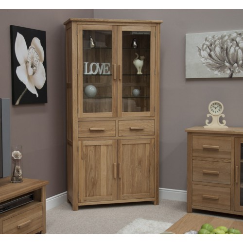 Opus Modern Oak 4 Door Library Unit Opus Modern Oak 4 Door Library Unit