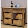 Opus Modern Oak Basket Console Table Opus Modern Oak Basket Console Table