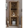 Opus Modern Oak Corner Display Unit Opus Modern Oak Corner Display Unit