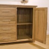 Opus Modern Oak Large Sideboard + Dresser Top