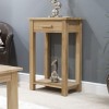 Opus Modern Oak Small Console Table Opus Modern Oak Small Console Table