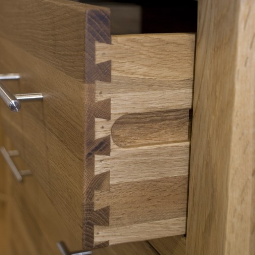 Opus Modern Oak Small Glazed Chest Opus Modern Oak Small Glazed Chest