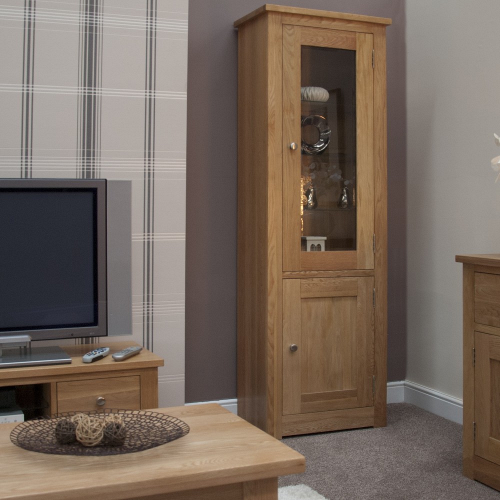 Torino Contemporary Oak 1 Door Glazed Unit Torino Contemporary Oak 1 Door Glazed Unit