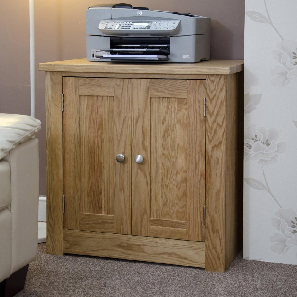 Torino Contemporary Oak Printer Occasional Cabinet Torino Contemporary Oak Printer Occasional Cabinet