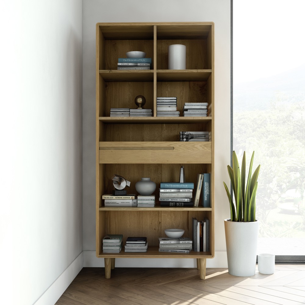 Scandic Oak Large Bookcase Scandic Oak Large Bookcase