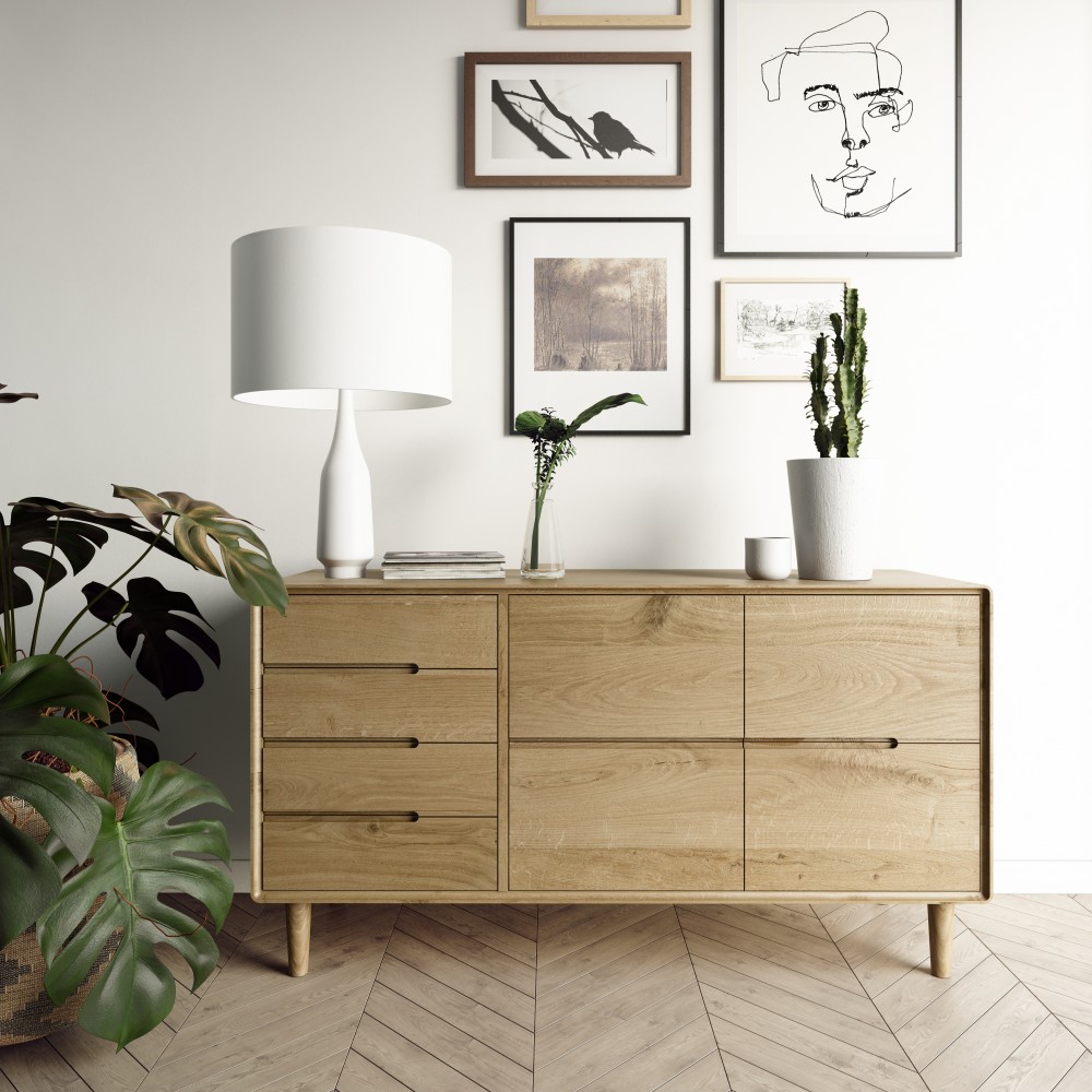 Scandic Oak Large Sideboard Scandic Oak Large Sideboard