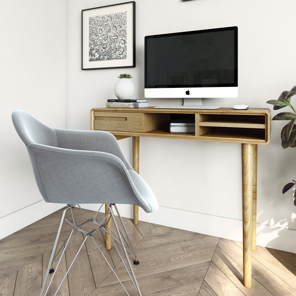 Scandic Oak Small Computer Desk Scandic Oak Small Computer Desk