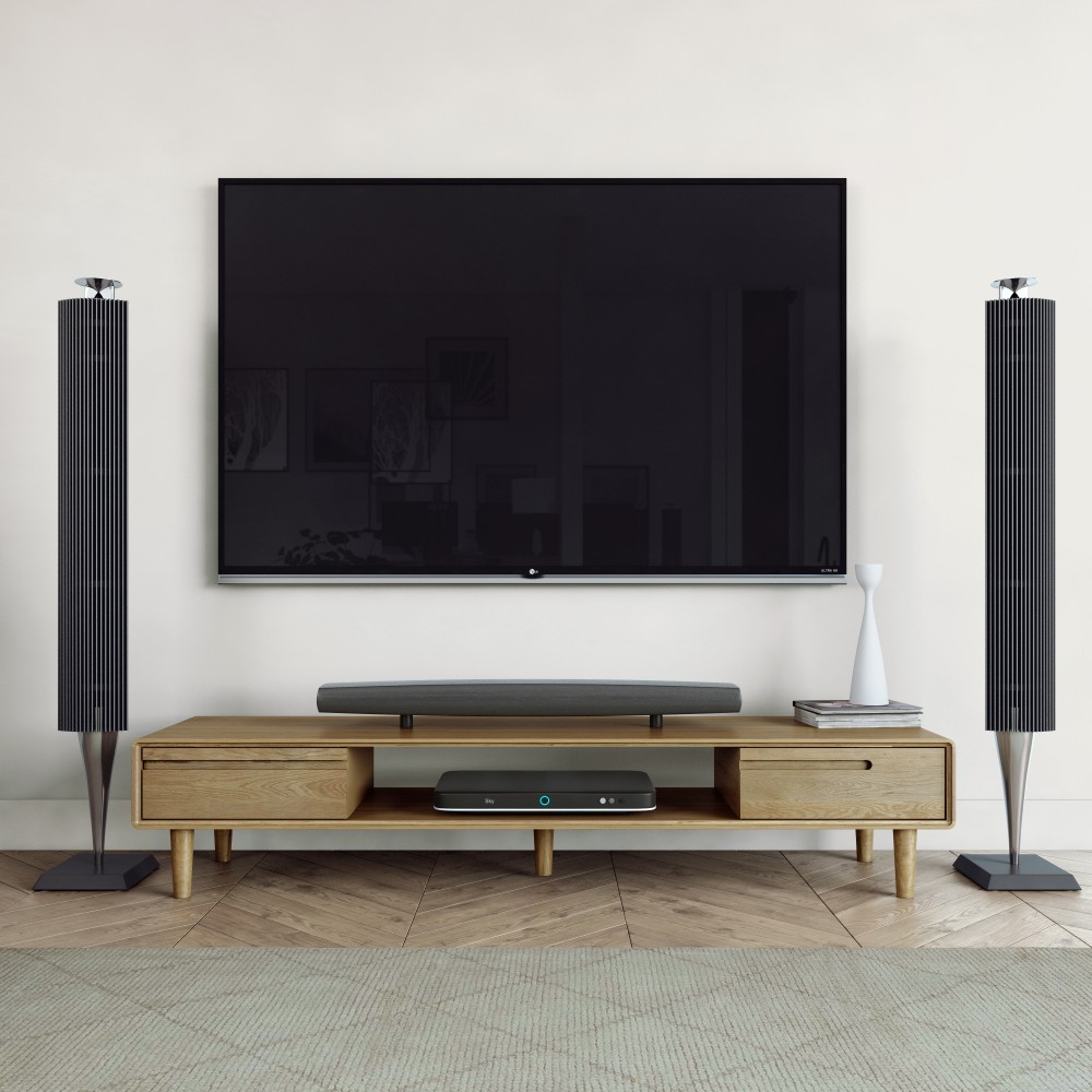 Scandic Oak Wide TV Unit