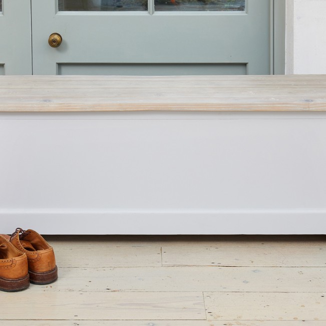 Signature Grey Hallway Storage Bench Signature Grey Hallway Storage Bench