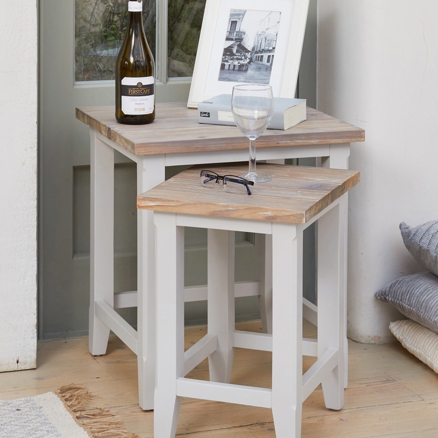 Signature Grey Nest of Two Tables Signature Grey Nest of Two Tables