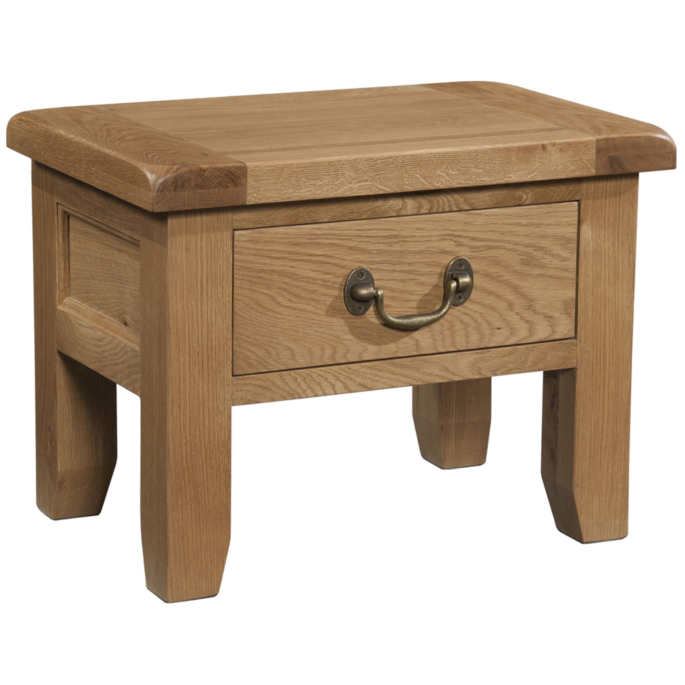 Somerset Oak Side Table with Drawer Somerset Oak Side Table with Drawer