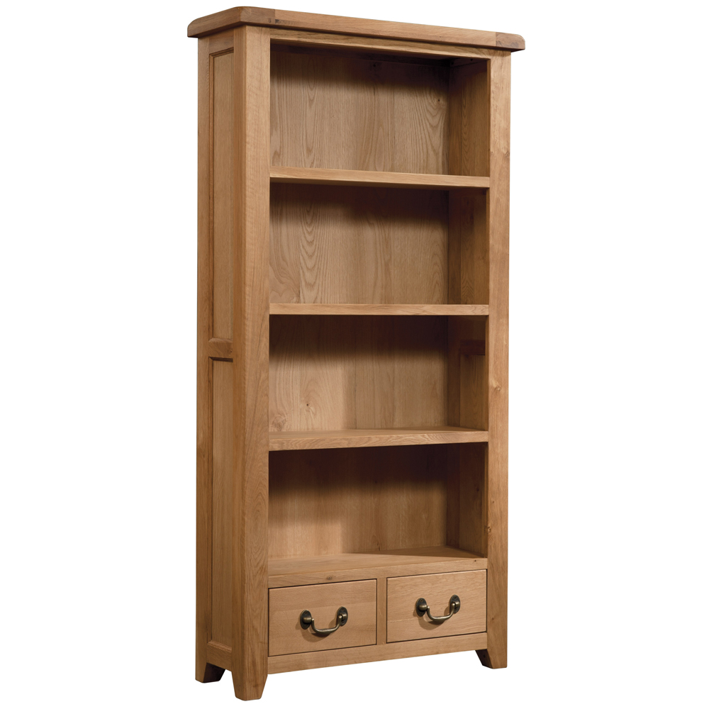 Somerset Oak Bookcase 900 X 1800