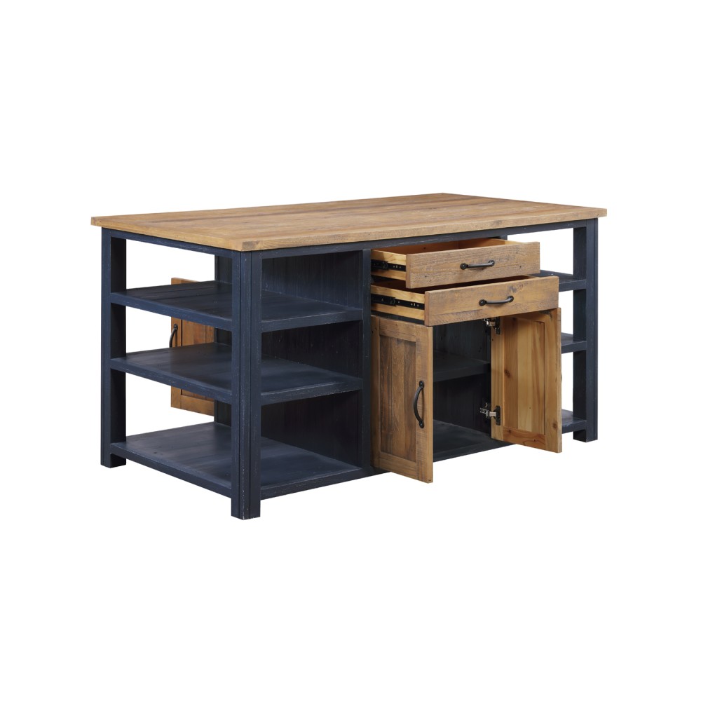 Splash of Blue - Kitchen Island Splash of Blue - Kitchen Island