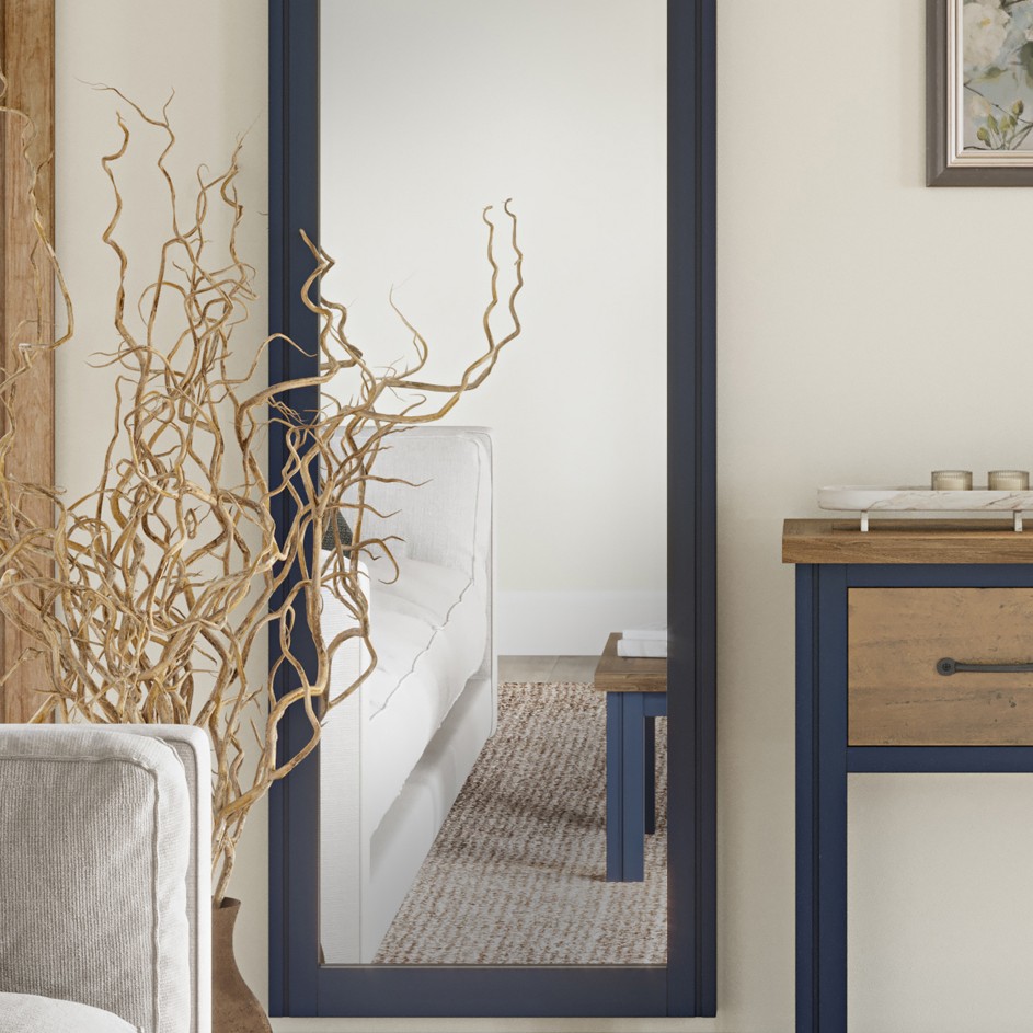 Splash of Blue - Extra Long Wall Mirror Splash of Blue - Extra Long Wall Mirror