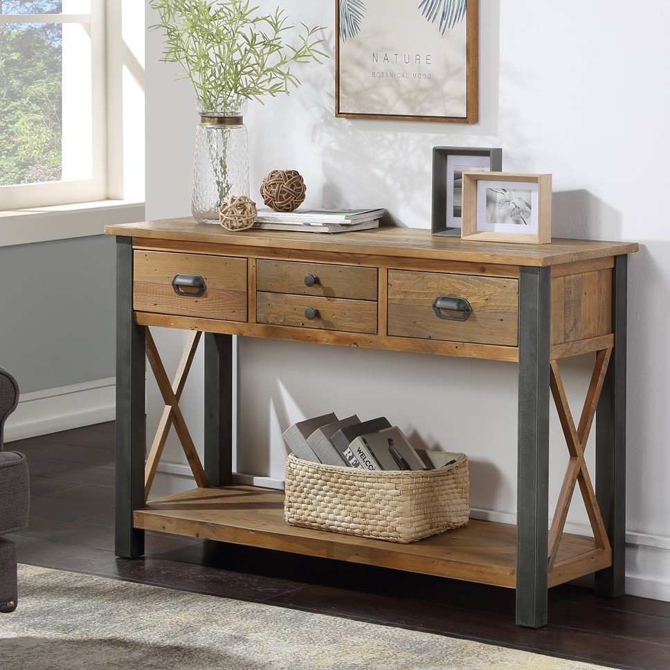 Urban Elegance - Reclaimed Console Table Urban Elegance - Reclaimed Console Table