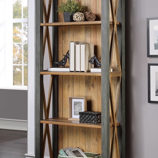 Urban Elegance Reclaimed Tall bookcase Urban Elegance Reclaimed Tall bookcase