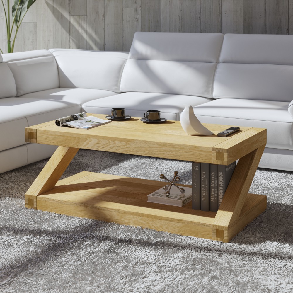 Z Oak Designer 4X2 Coffee Table 