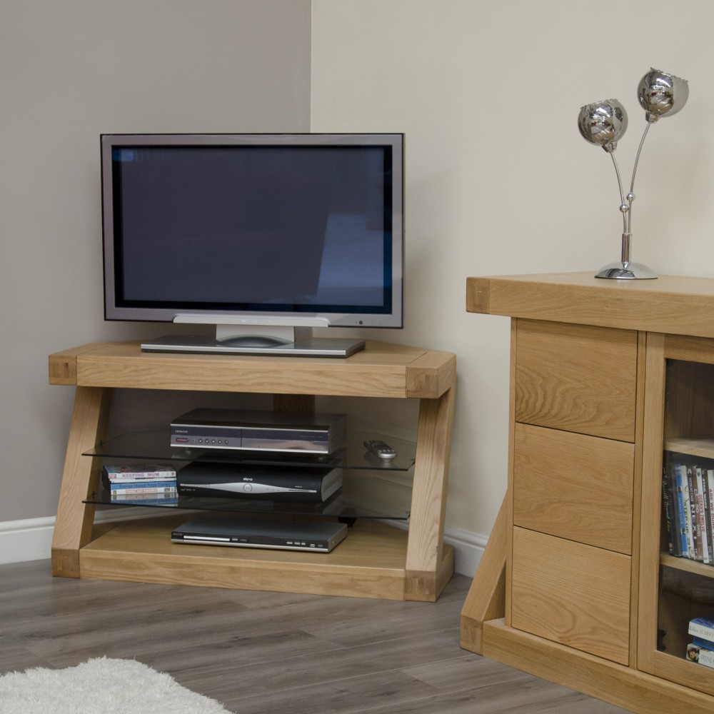 Z Oak Designer Corner TV Unit Z Oak Designer Corner TV Unit
