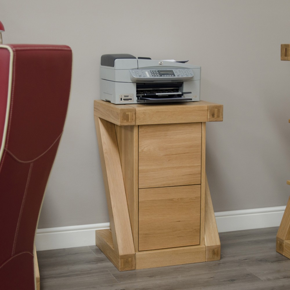 Z Oak Designer File Cabinet Z Oak Designer File Cabinet