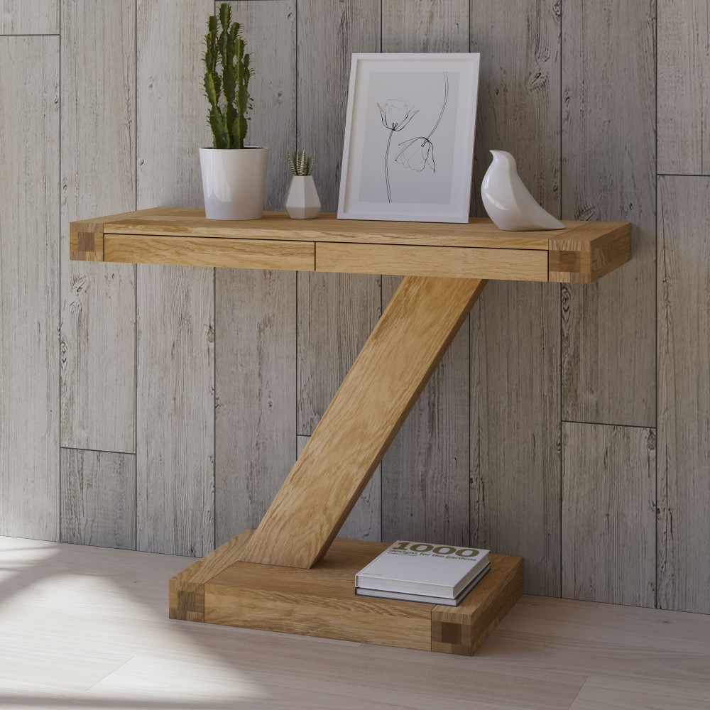 Z Oak Designer Modern Console Unit Z Oak Designer Modern Console Unit
