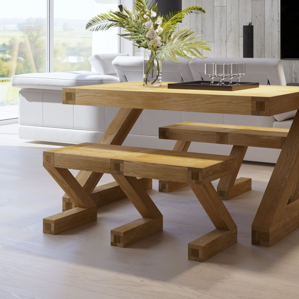 Z Oak Designer Small Bench Z Oak Designer Small Bench
