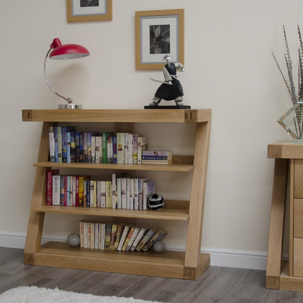 Z Oak Designer Small Bookcase Z Oak Designer Small Bookcase