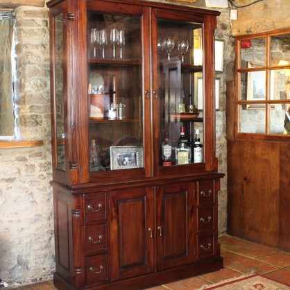 La Roque Mahogany Dresser - Top Hutch La Roque Mahogany Dresser - Top Hutch