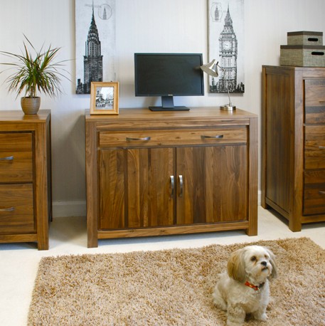 Mayan Walnut Hidden Home Office Mayan Walnut Hidden Home Office