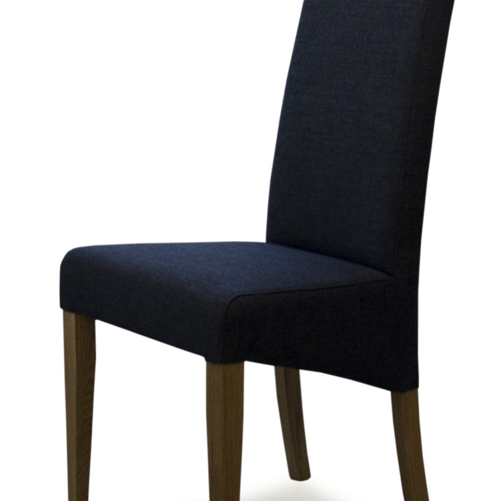 Italia Charcoal Fabric Oak Dining Chair Italia Charcoal Fabric Oak Dining Chair
